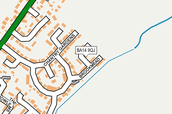 Map of JORDAN-REED & CO LTD at local scale