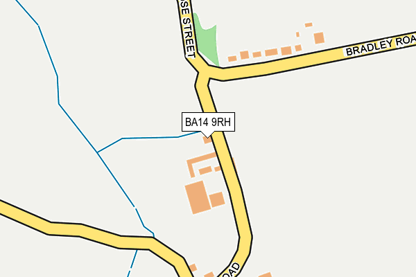 BA14 9RH map - OS OpenMap – Local (Ordnance Survey)