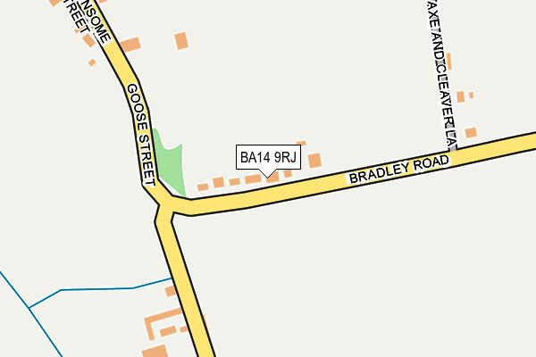 BA14 9RJ map - OS OpenMap – Local (Ordnance Survey)