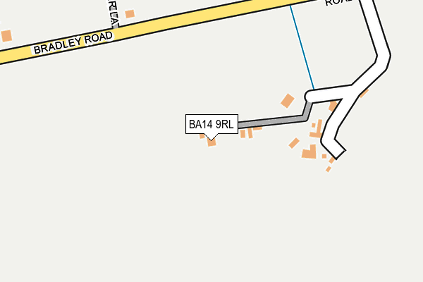BA14 9RL map - OS OpenMap – Local (Ordnance Survey)