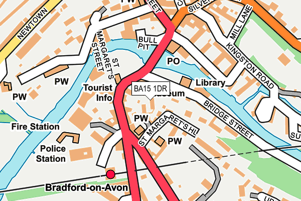 BA15 1DR map - OS OpenMap – Local (Ordnance Survey)