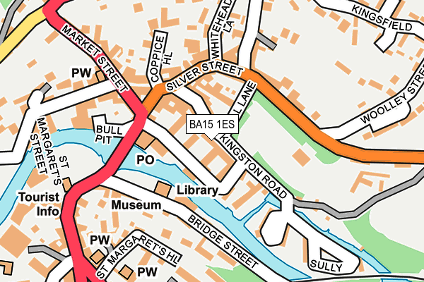 BA15 1ES map - OS OpenMap – Local (Ordnance Survey)