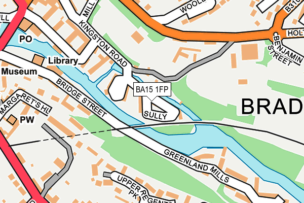 BA15 1FP map - OS OpenMap – Local (Ordnance Survey)