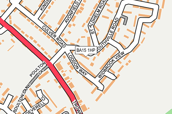 BA15 1HP map - OS OpenMap – Local (Ordnance Survey)