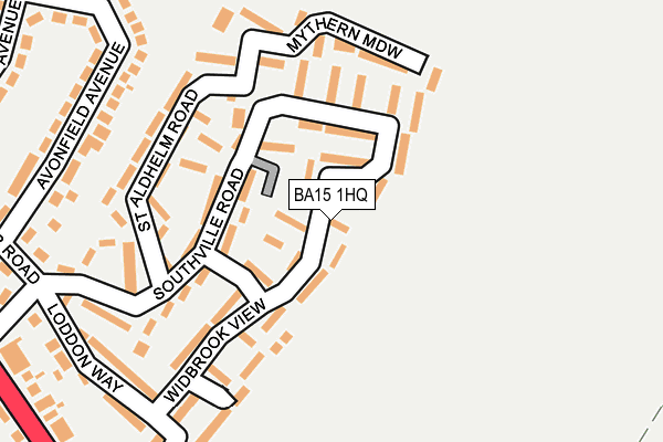 BA15 1HQ map - OS OpenMap – Local (Ordnance Survey)