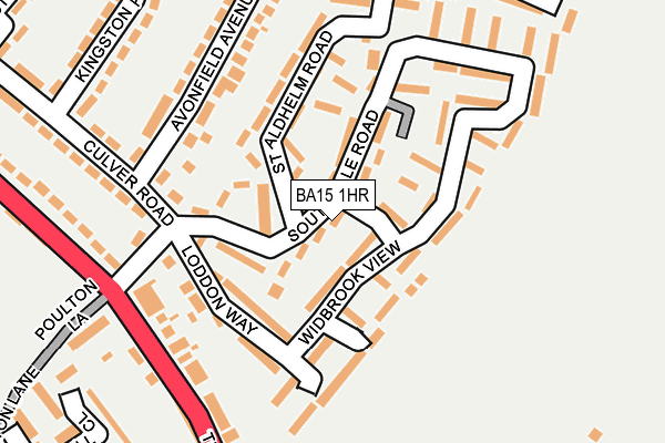 BA15 1HR map - OS OpenMap – Local (Ordnance Survey)