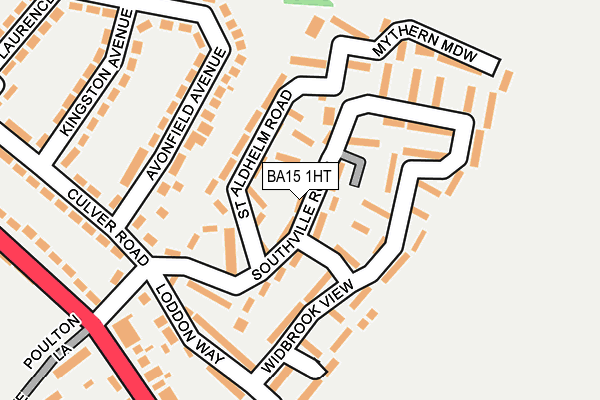 BA15 1HT map - OS OpenMap – Local (Ordnance Survey)