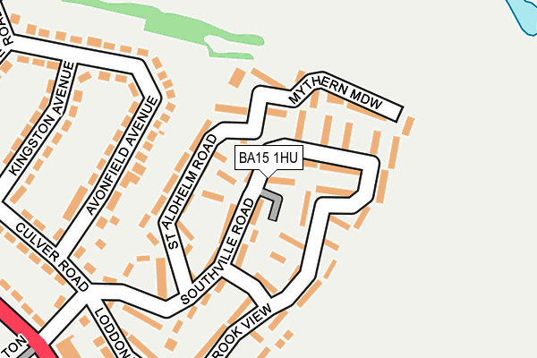 BA15 1HU map - OS OpenMap – Local (Ordnance Survey)