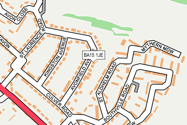 BA15 1JE map - OS OpenMap – Local (Ordnance Survey)