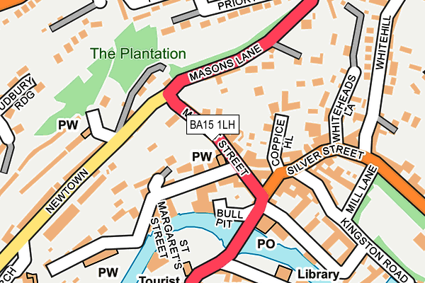 BA15 1LH map - OS OpenMap – Local (Ordnance Survey)