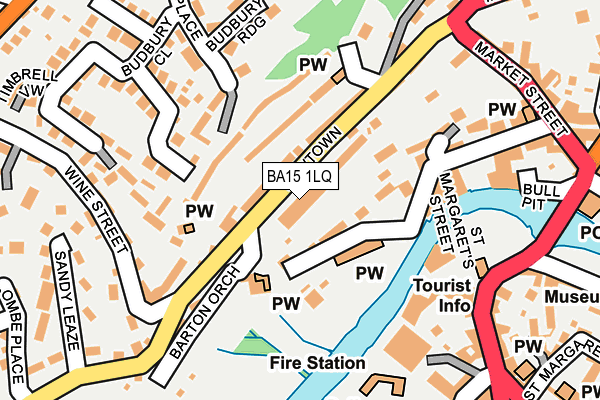 BA15 1LQ map - OS OpenMap – Local (Ordnance Survey)