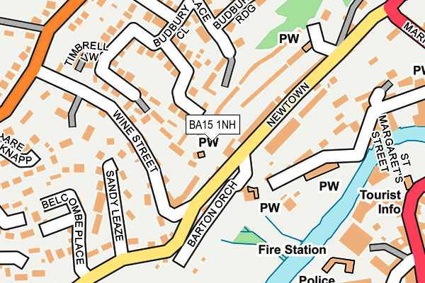 BA15 1NH map - OS OpenMap – Local (Ordnance Survey)