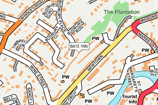 BA15 1NN map - OS OpenMap – Local (Ordnance Survey)