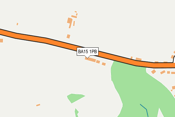 BA15 1PB map - OS OpenMap – Local (Ordnance Survey)