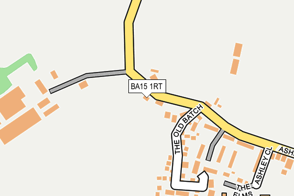 BA15 1RT map - OS OpenMap – Local (Ordnance Survey)