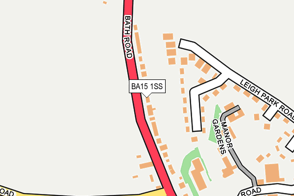 BA15 1SS map - OS OpenMap – Local (Ordnance Survey)