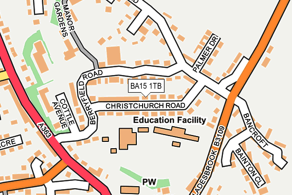 Map of THOMPSON MEDIA LTD at local scale
