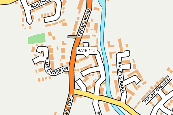 BA15 1TJ map - OS OpenMap – Local (Ordnance Survey)