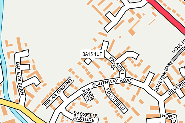 BA15 1UT map - OS OpenMap – Local (Ordnance Survey)