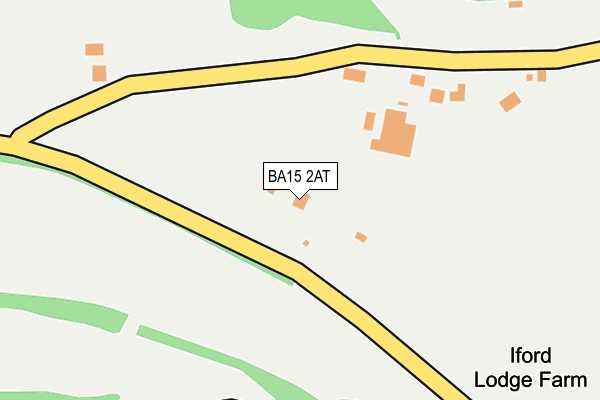 BA15 2AT map - OS OpenMap – Local (Ordnance Survey)