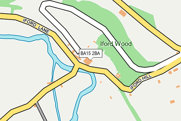 BA15 2BA map - OS OpenMap – Local (Ordnance Survey)