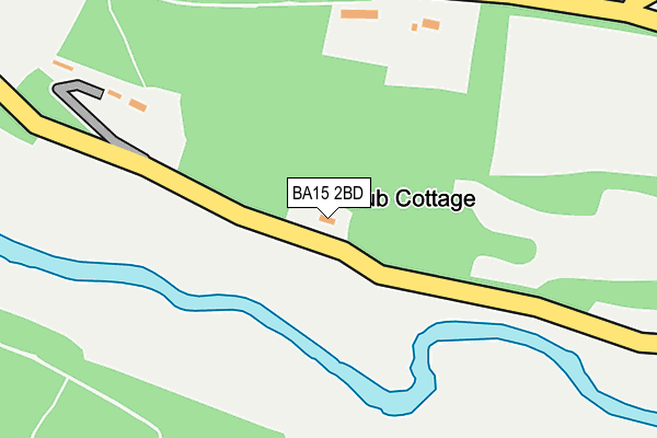 BA15 2BD map - OS OpenMap – Local (Ordnance Survey)