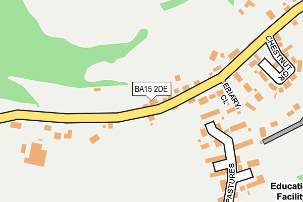 BA15 2DE map - OS OpenMap – Local (Ordnance Survey)