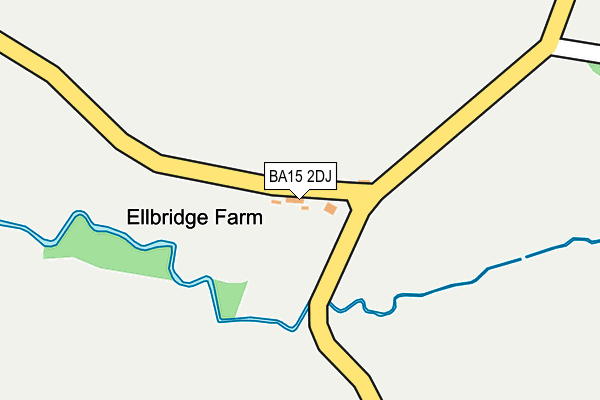 BA15 2DJ map - OS OpenMap – Local (Ordnance Survey)