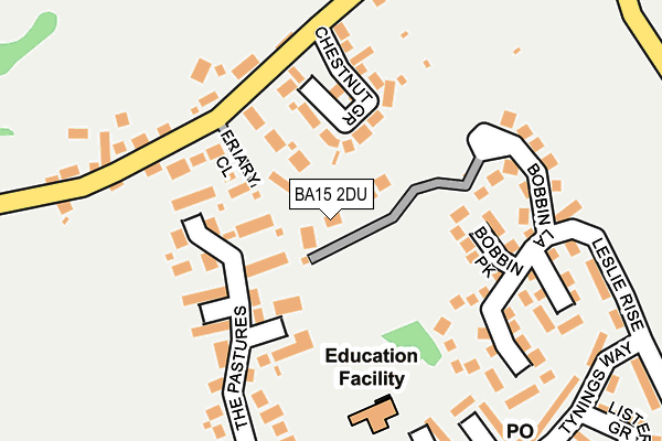 BA15 2DU map - OS OpenMap – Local (Ordnance Survey)