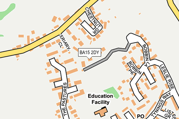 BA15 2DY map - OS OpenMap – Local (Ordnance Survey)