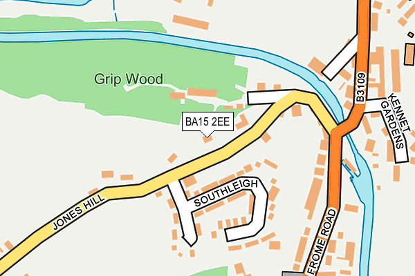 BA15 2EE map - OS OpenMap – Local (Ordnance Survey)