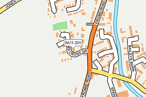 BA15 2EH map - OS OpenMap – Local (Ordnance Survey)