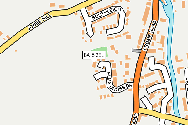 BA15 2EL map - OS OpenMap – Local (Ordnance Survey)