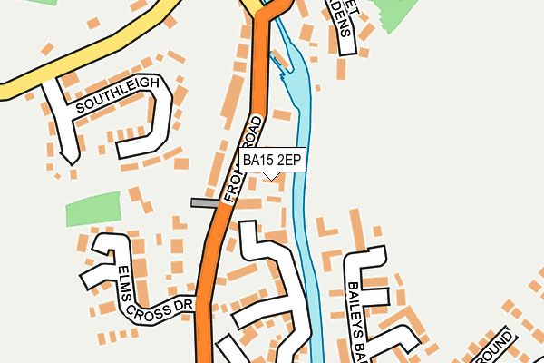 BA15 2EP map - OS OpenMap – Local (Ordnance Survey)