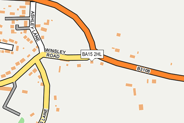 BA15 2HL map - OS OpenMap – Local (Ordnance Survey)