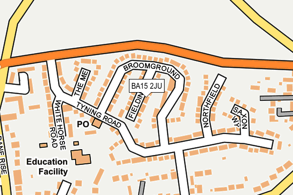 BA15 2JU map - OS OpenMap – Local (Ordnance Survey)