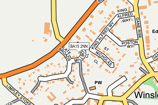 BA15 2NN map - OS OpenMap – Local (Ordnance Survey)