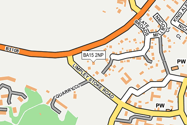 BA15 2NP map - OS OpenMap – Local (Ordnance Survey)