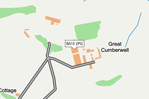 BA15 2PQ map - OS OpenMap – Local (Ordnance Survey)