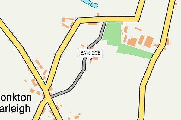 BA15 2QE map - OS OpenMap – Local (Ordnance Survey)