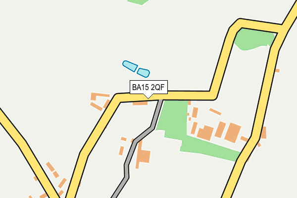 BA15 2QF map - OS OpenMap – Local (Ordnance Survey)