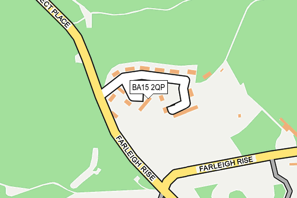 BA15 2QP map - OS OpenMap – Local (Ordnance Survey)