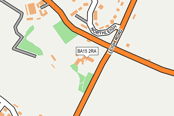 BA15 2RA map - OS OpenMap – Local (Ordnance Survey)