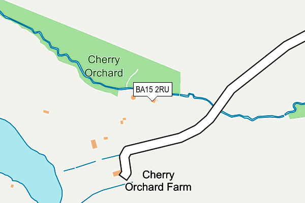 BA15 2RU map - OS OpenMap – Local (Ordnance Survey)