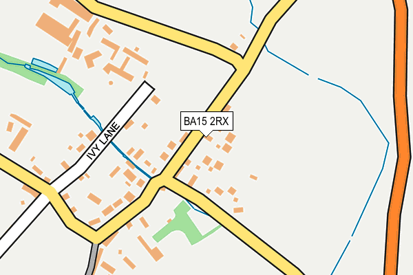 BA15 2RX map - OS OpenMap – Local (Ordnance Survey)