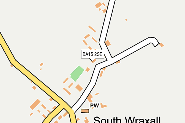 BA15 2SE map - OS OpenMap – Local (Ordnance Survey)