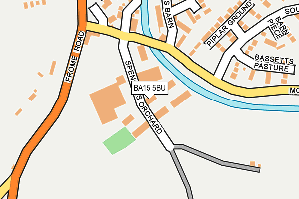 BA15 5BU map - OS OpenMap – Local (Ordnance Survey)