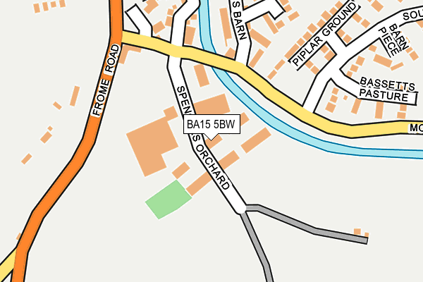 BA15 5BW map - OS OpenMap – Local (Ordnance Survey)
