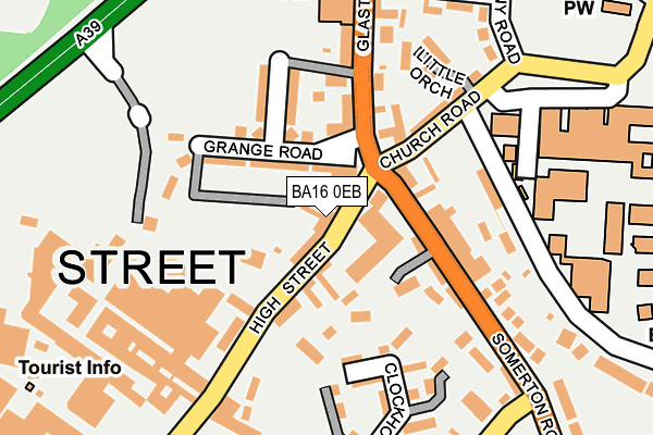 Map of ONPOINT BARBERS (STREET) LIMITED at local scale