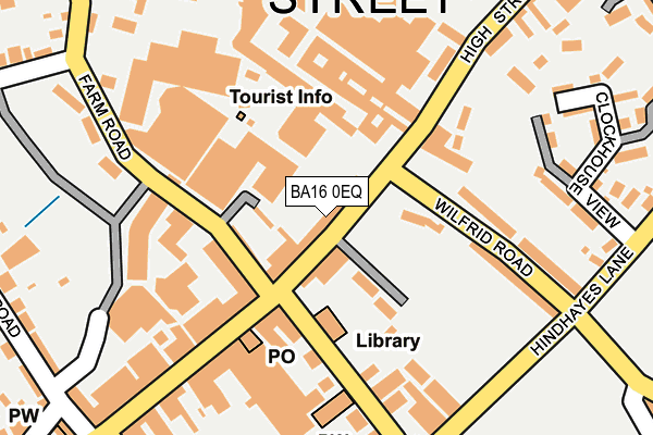 Map of STREET BARBERS LTD at local scale